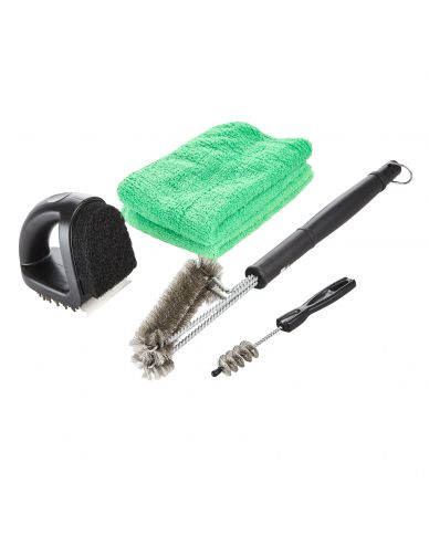 Barbecue cleaning brush set