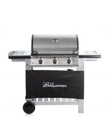Everest 3 burner gas barbecue  with cover