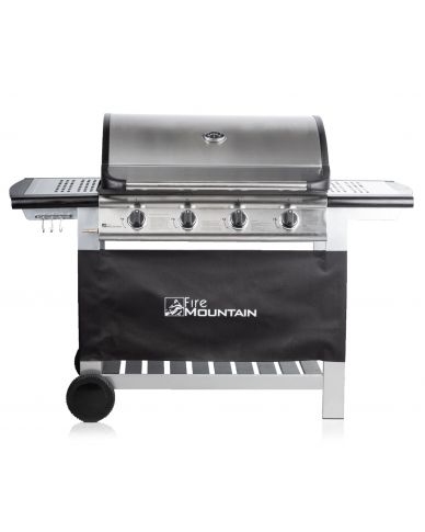 Everest 4 burner gas barbecue with cover
